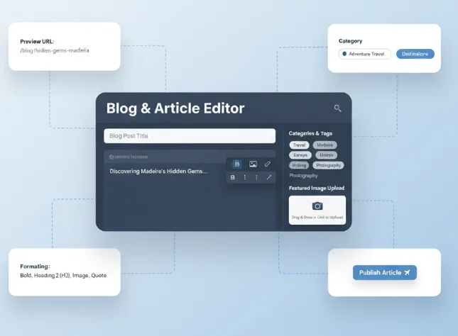 Blog & SEO Tools Interface