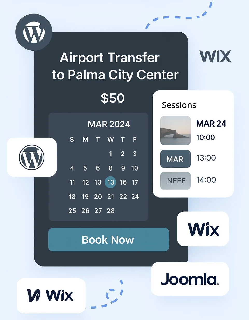 Widgets & Embeds Interface
